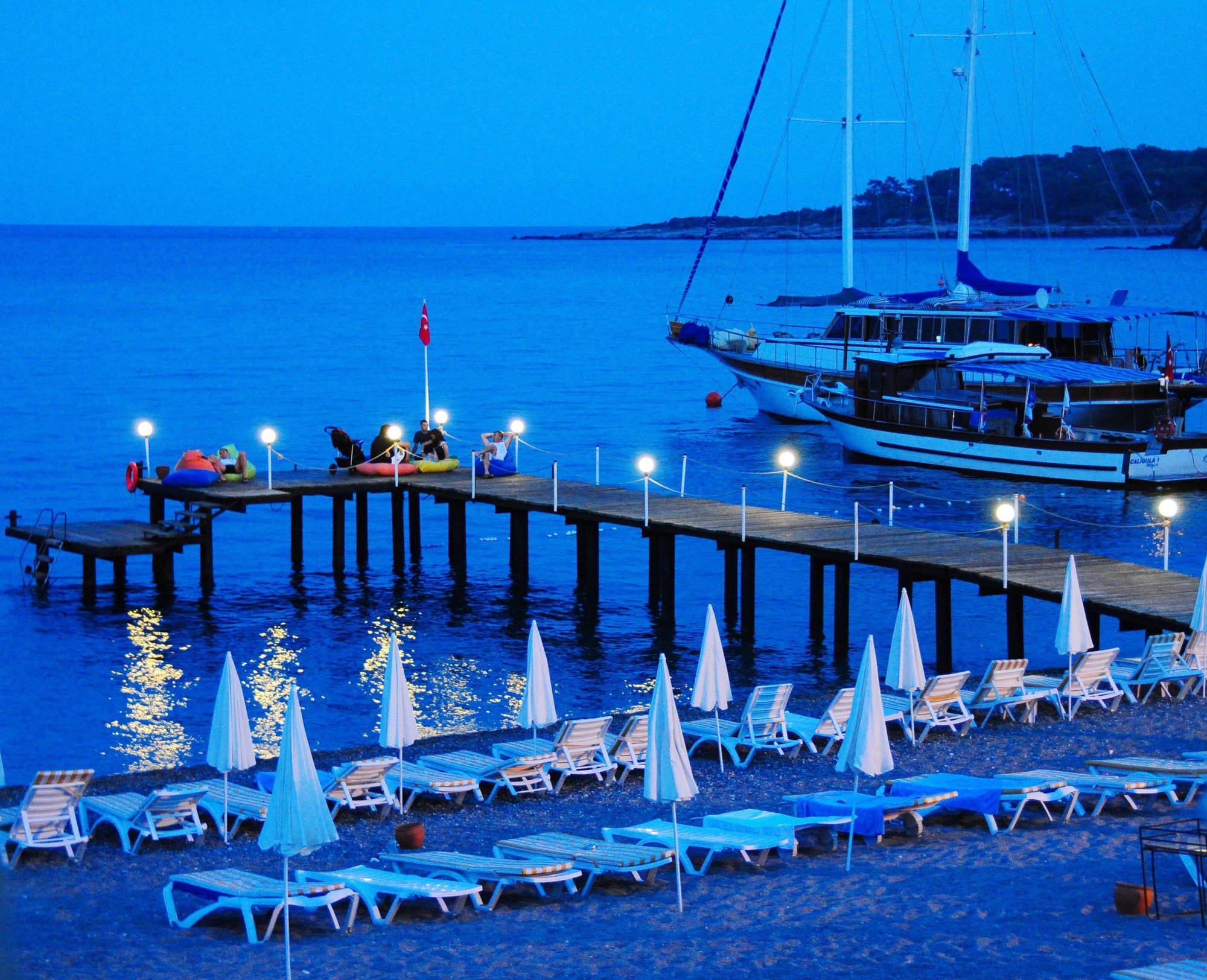 Club Akman Beach Camyuva Bagian luar foto
